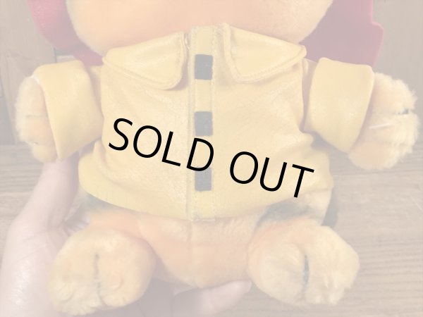 80’sの消防団のガーフィールドのヴィンテージのプラッシュドール