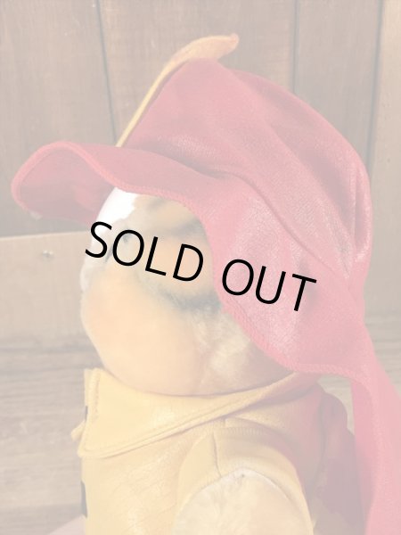 80年代頃の消防団のガーフィールドのビンテージのぬいぐるみ