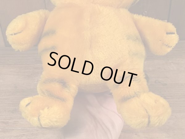 80’sのお座りしているガーフィールドのヴィンテージのプラッシュドール