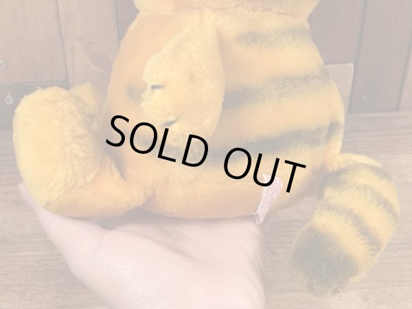 80’sのお座りしているガーフィールドのヴィンテージのプラッシュドール