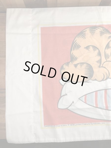 80年代頃のガーフィールドのビンテージのピローケース