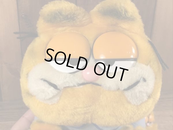 80年代頃のスリッパのガーフィールドのビンテージのぬいぐるみ