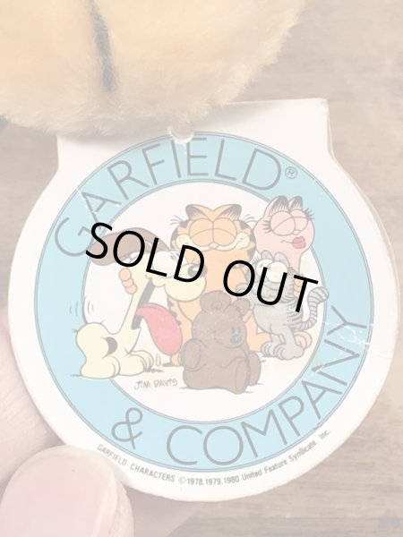 80年代頃の卒業のガーフィールドのビンテージのぬいぐるみ