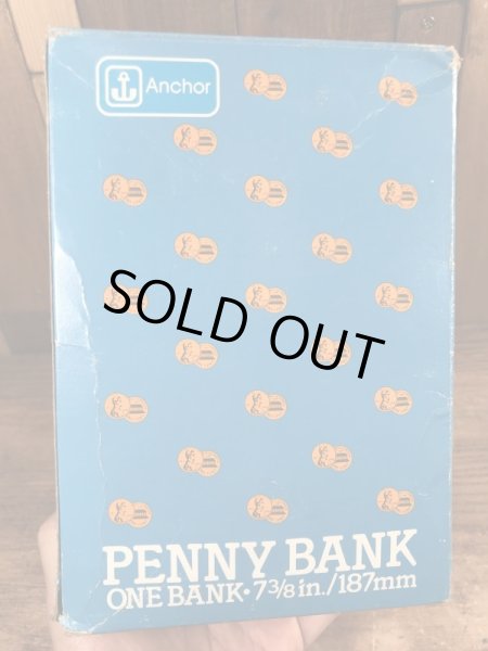 80年代頃のアンカーホッキング社製のガーフィールドのビンテージの貯金箱