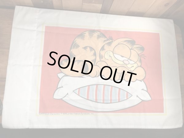 80’sのガーフィールドのヴィンテージの枕カバー