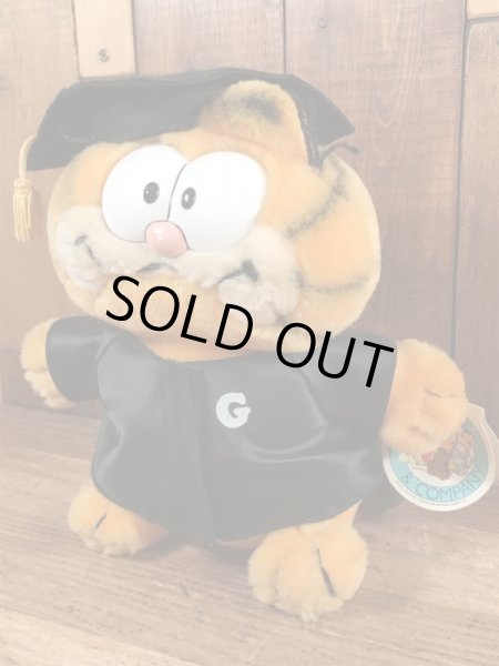 80’sの卒業のガーフィールドのヴィンテージのプラッシュドール