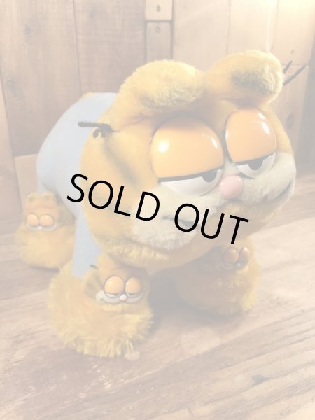 80年代頃のスリッパのガーフィールドのビンテージのぬいぐるみ