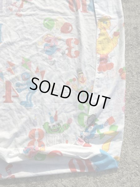 70〜80’sのセサミストリートのヴィンテージのベッドシーツ