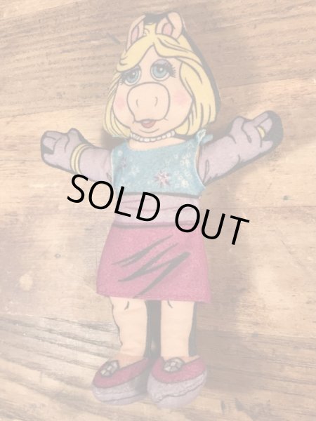 90’sのマペッツのミスピギーのヴィンテージのミニクロスドール