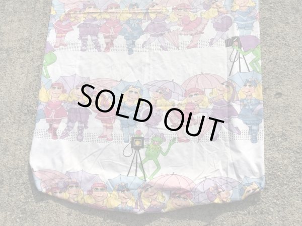 80’sのミスピギーとカーミットのヴィンテージのボックスシーツ