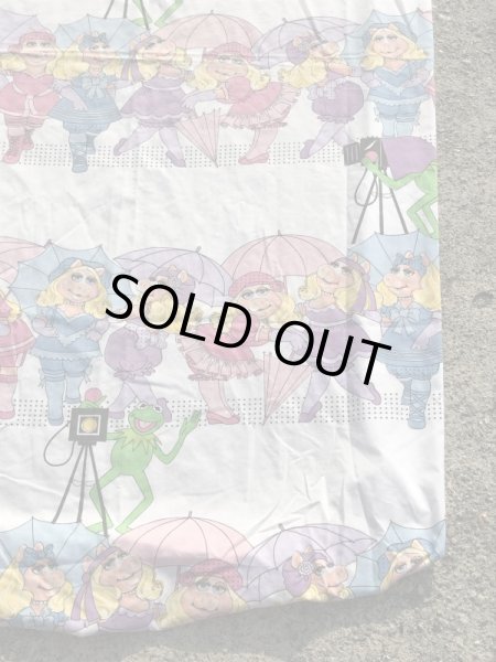 80’sのミスピギーとカーミットのヴィンテージのボックスシーツ