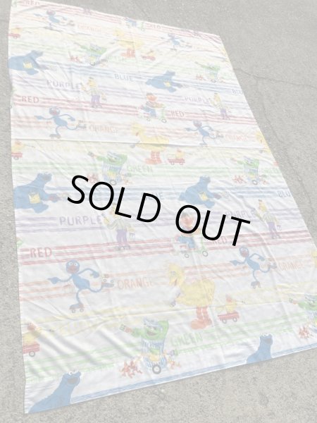 80’sのセサミストリートのヴィンテージのベッドシーツ