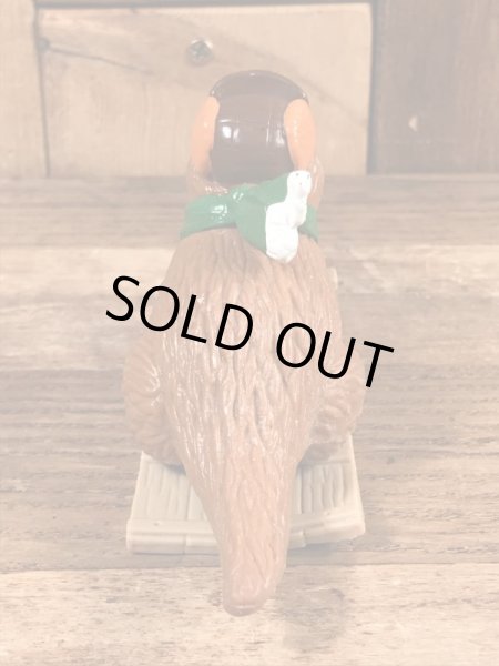 80’sのセサミストリートのスナッフィーのヴィンテージのPVCフィギュア