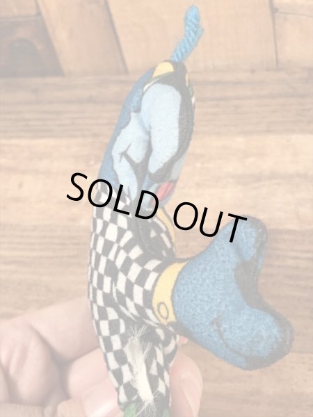 90年代頃のマペッツのゴンゾのビンテージのミニクロスドール