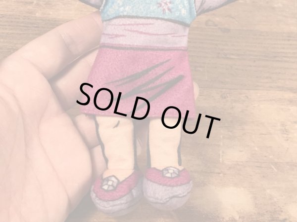 90’sのマペッツのミスピギーのヴィンテージのミニクロスドール