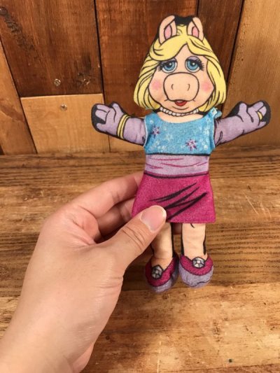 画像1: The Muppet Show “Miss Piggy” Mini Cloth Doll　ミスピギー　ビンテージ　ミニクロスドール　マペッツ　90年代