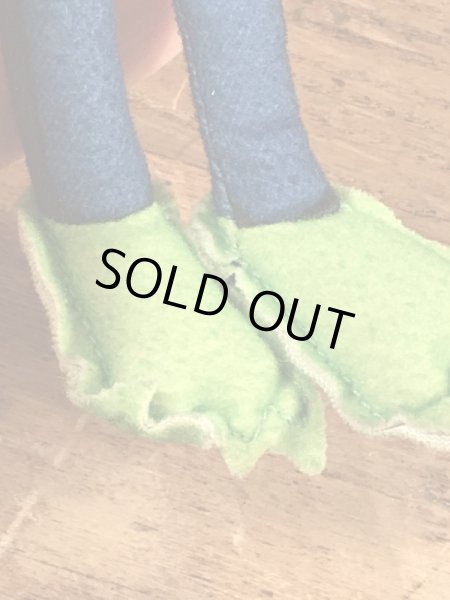 90’sのマペッツのカーミットのヴィンテージのぬいぐるみ