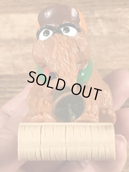 80年代頃のセサミストリートのスナッフィーのビンテージのPVCフィギュア