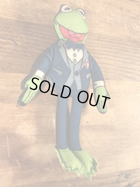 90年代頃のマペットショウのカーミットのビンテージのミニクロスドール