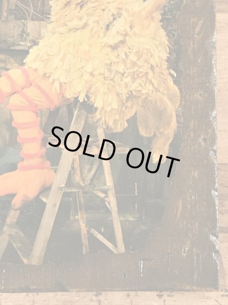 70’sのセサミストリートのビッグバードのヴィンテージの壁掛け