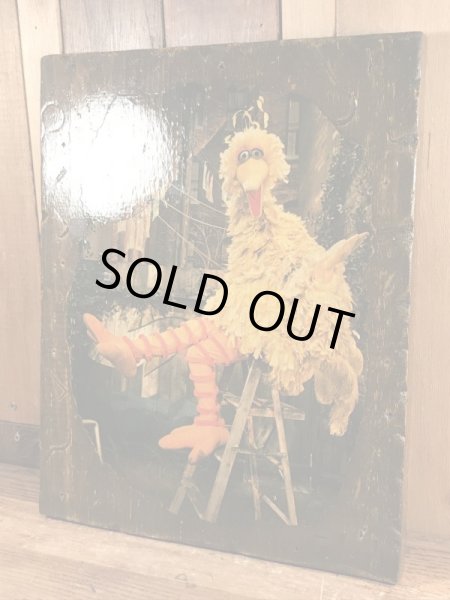 70’sのセサミストリートのビッグバードのヴィンテージの壁掛け