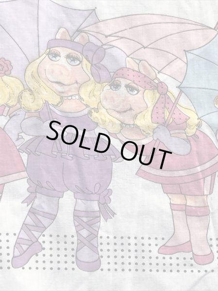 80’sのミスピギーとカーミットのヴィンテージのボックスシーツ