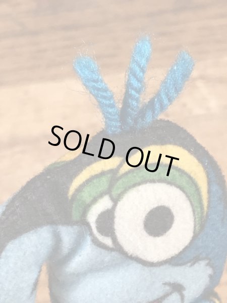 90年代頃のマペッツのゴンゾのビンテージのミニクロスドール