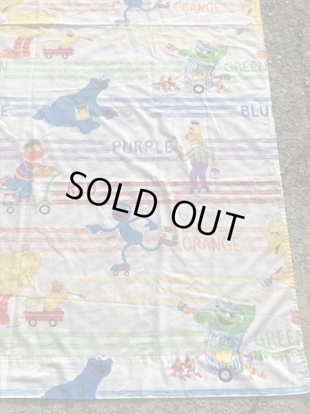 80’sのセサミストリートのヴィンテージのベッドシーツ