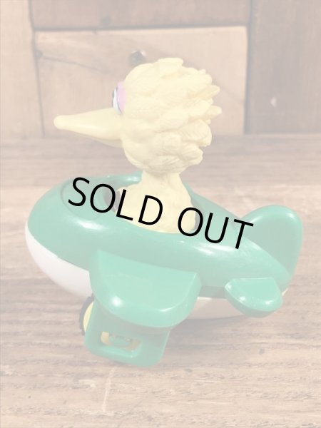 90’sのセサミストリートのビッグバードのヴィンテージの車のおもちゃ