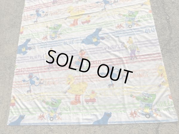 80’sのセサミストリートのヴィンテージのベッドシーツ