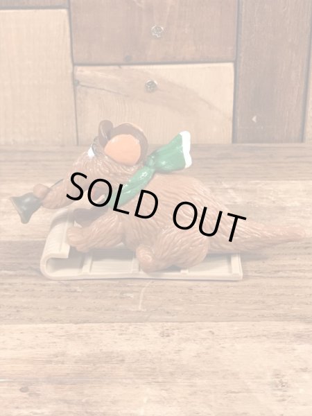 80’sのセサミストリートのスナッフィーのヴィンテージのPVCフィギュア