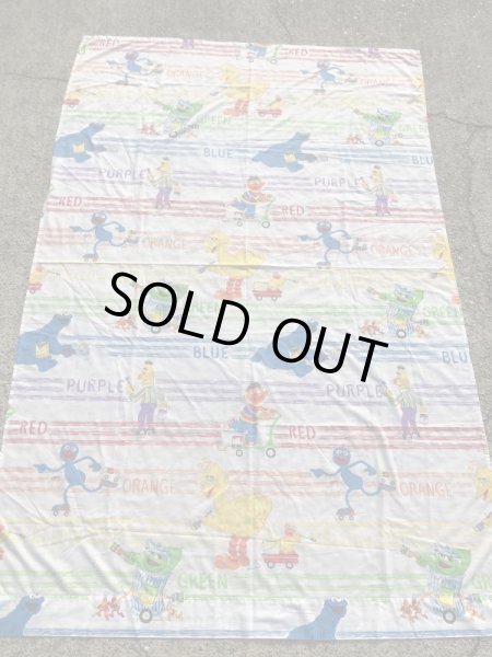 80’sのセサミストリートのヴィンテージのベッドシーツ