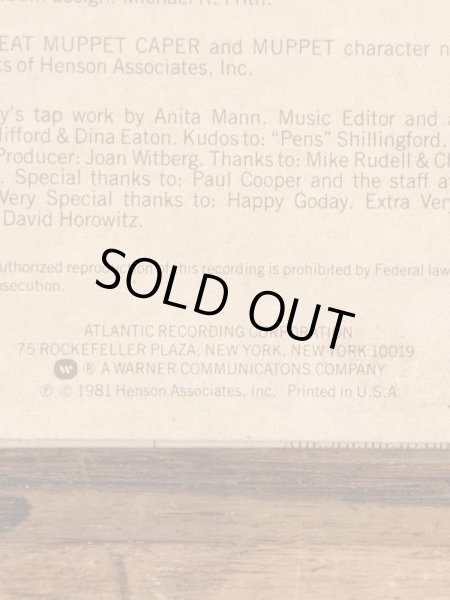 80’sのカーミットなどのマペットショウのヴィンテージのLP盤