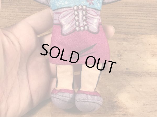 90’sのマペッツのミスピギーのヴィンテージのミニクロスドール