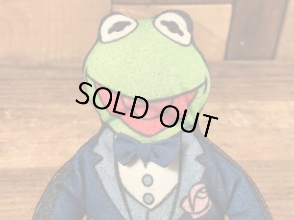 90年代頃のマペットショウのカーミットのビンテージのミニクロスドール