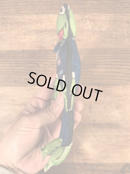 90年代頃のマペットショウのカーミットのビンテージのミニクロスドール