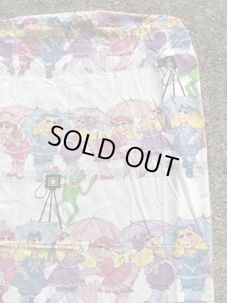 80’sのミスピギーとカーミットのヴィンテージのボックスシーツ