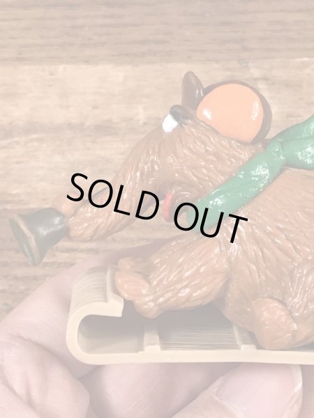 80’sのセサミストリートのスナッフィーのヴィンテージのPVCフィギュア