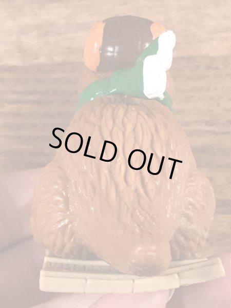 80’sのセサミストリートのスナッフィーのヴィンテージのPVCフィギュア