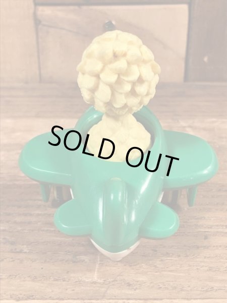 90’sのセサミストリートのビッグバードのヴィンテージの車のおもちゃ