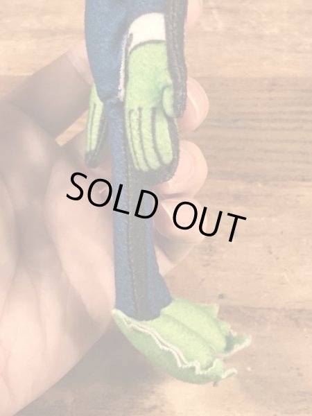 90’sのマペッツのカーミットのヴィンテージのぬいぐるみ