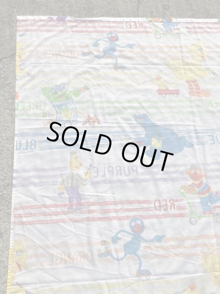 80’sのセサミストリートのヴィンテージのベッドシーツ