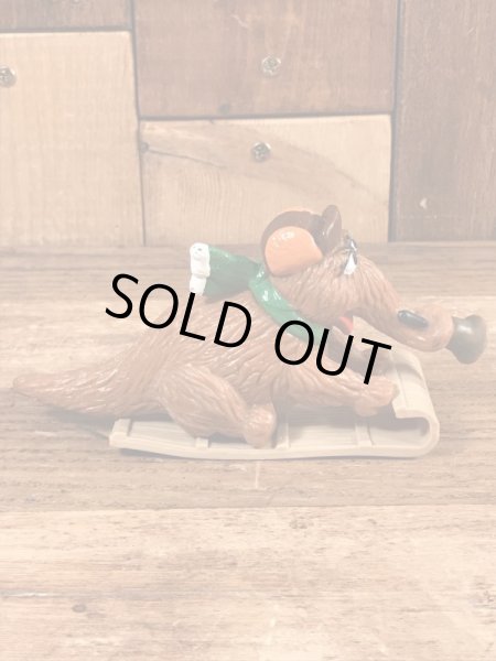 80年代頃のセサミストリートのスナッフィーのビンテージのPVCフィギュア