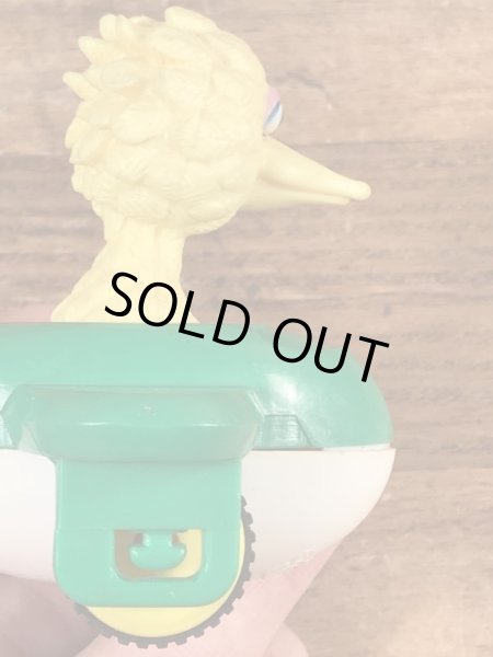 90’sのセサミストリートのビッグバードのヴィンテージの車のおもちゃ