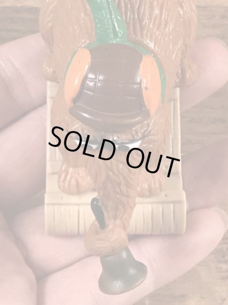 80’sのセサミストリートのスナッフィーのヴィンテージのPVCフィギュア