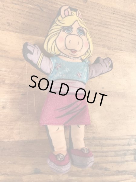 90年代頃のマペッツのミスピギーのビンテージのぬいぐるみ