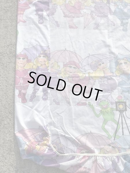 80’sのミスピギーとカーミットのヴィンテージのボックスシーツ