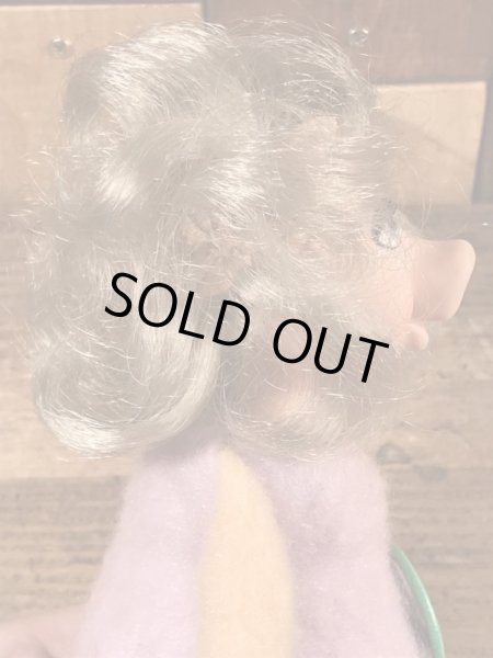 70年代頃のマペッツのミスピギーのビンテージのビーンバッグドール