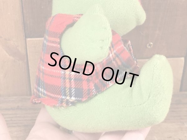 80’sのベイビーマペッツのカーミットのヴィンテージのプラッシュドール