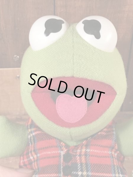 80年代頃のベイビーマペッツのカーミットのビンテージのぬいぐるみ